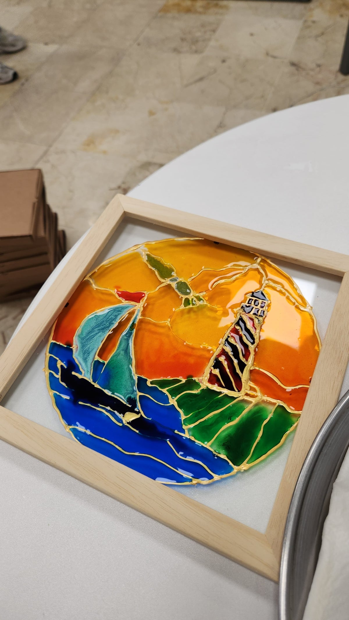 Vitray Cam Boyama Workshop - Frezya Sanat Atölyesi