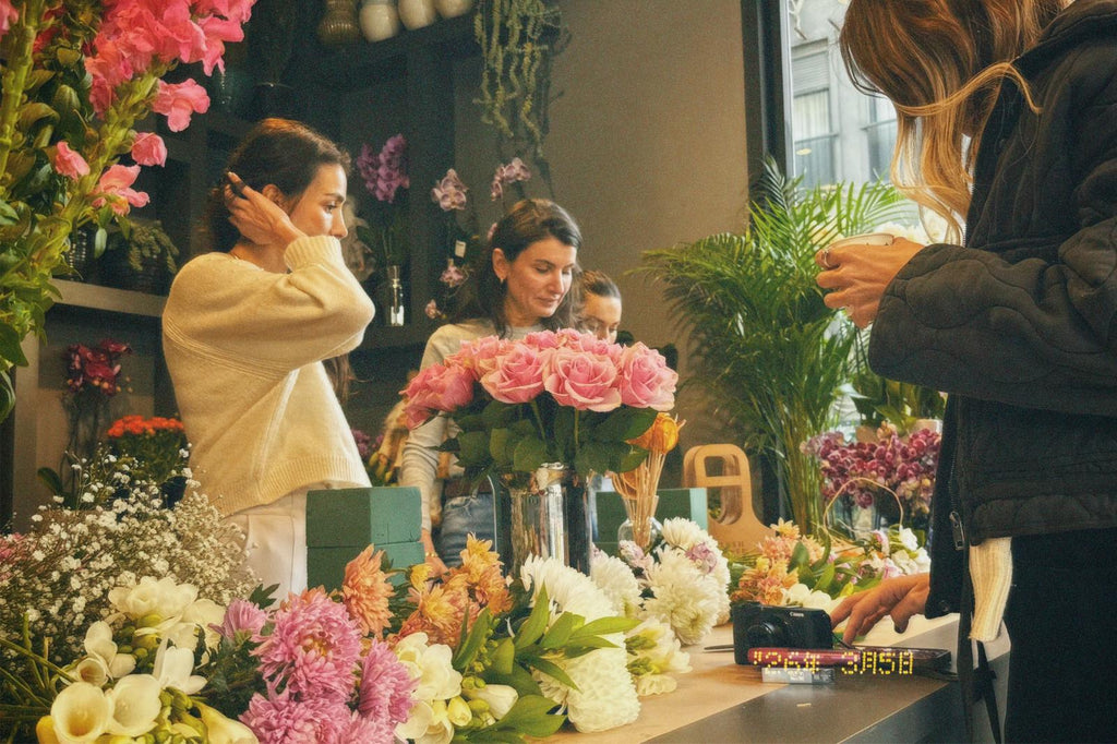 Çiçek Buketi Workshop - Beyaz Çiçek